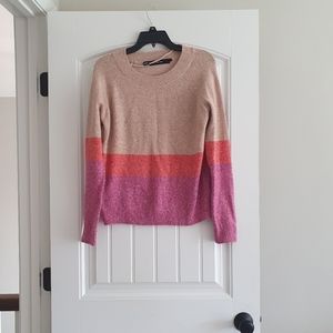 Vera Moda Striped Wool Pullover Sweater